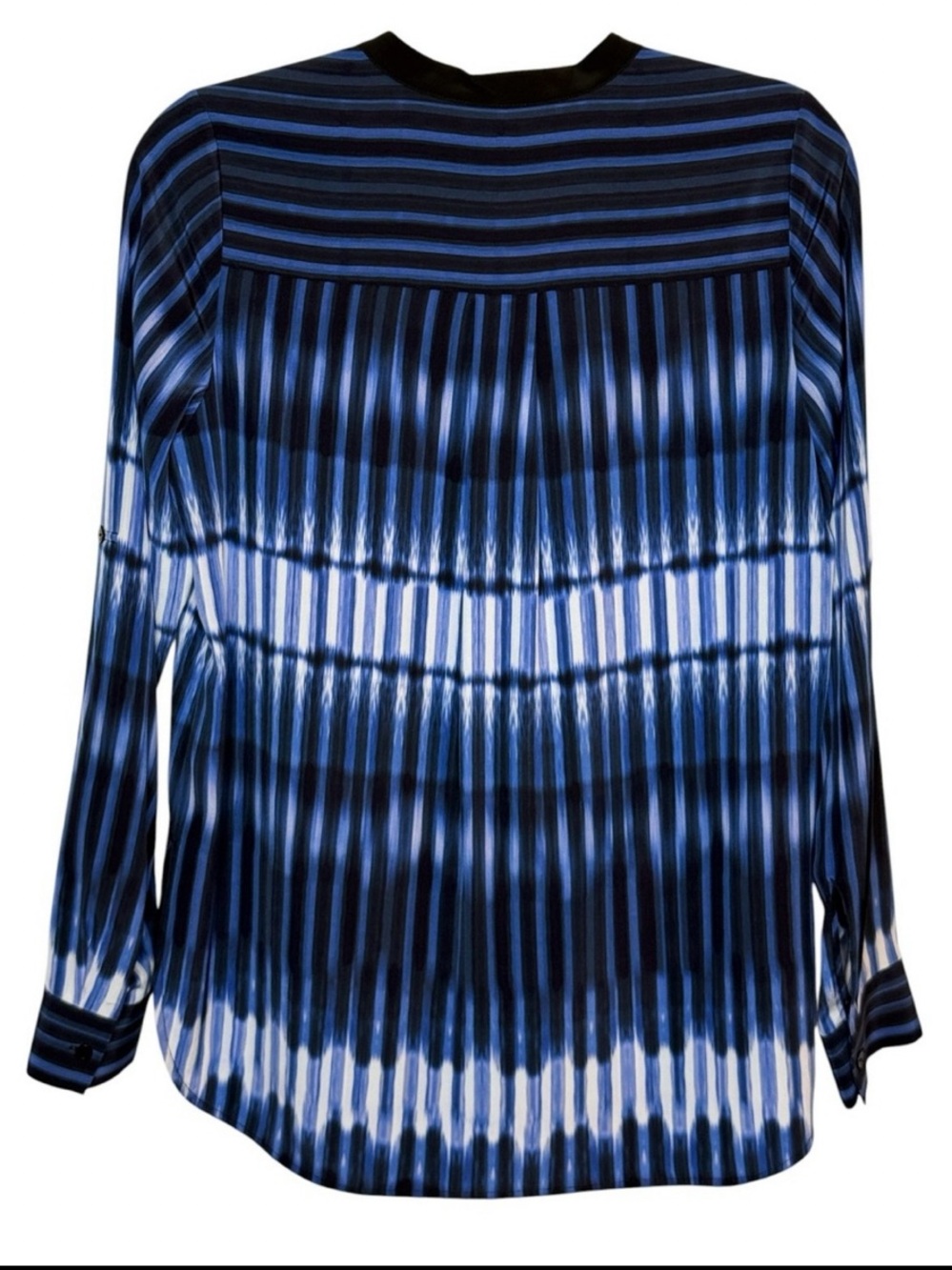 Vince 💯 Silk Monaco Tie-Dye V-Neck Tunic Hi-Low Hem Size 6 | EUC - Picture 2 of 6